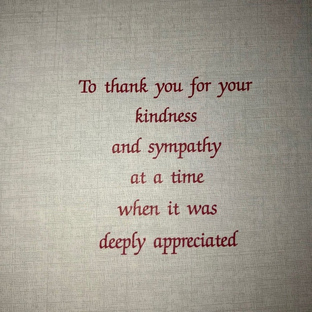 In Deep Appreciation Sympathy Thank you Cards NEW 25 Cards and Envelopes - Picture 4 of 9